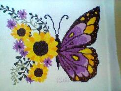Cross stitch square for Khadijah's quilt