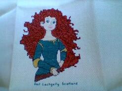 Cross stitch square for Maisy G's quilt