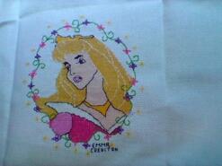 Cross stitch square for Jessica G's quilt