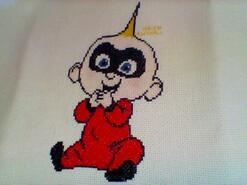 Cross stitch square for Harvey K's quilt