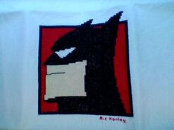 Cross stitch square for Harvey K's quilt