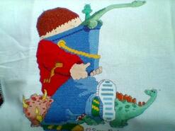 Cross stitch square for Imogen M's quilt