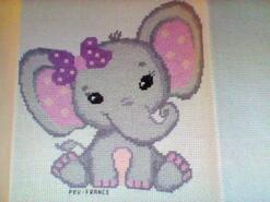 Cross stitch square for Camiyah B's quilt