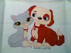 Cross stitch square for Camiyah B's quilt