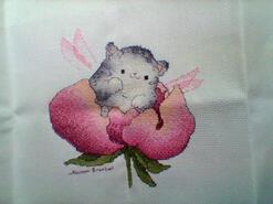 Cross stitch square for Camiyah B's quilt