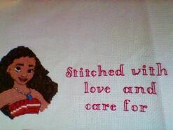 Cross stitch square for C N's quilt