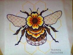 Cross stitch square for Eleni S's quilt
