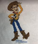 Cross stitch square for Cole M's quilt