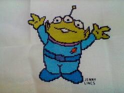 Cross stitch square for Cole M's quilt