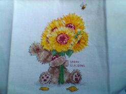 Cross stitch square for Aimee H's quilt