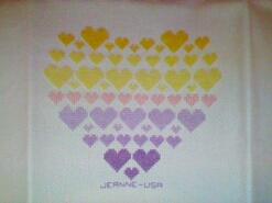 Cross stitch square for Sadie S's quilt