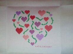 Cross stitch square for Sadie S's quilt