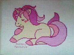 Cross stitch square for Anaya C's quilt