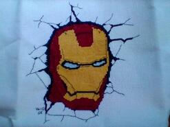 Cross stitch square for Jishnu M's quilt