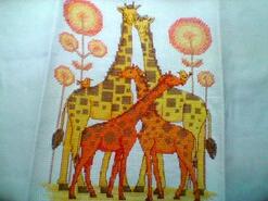 Cross stitch square for Cellan E's quilt