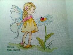Cross stitch square for Aubree-Blossom's quilt