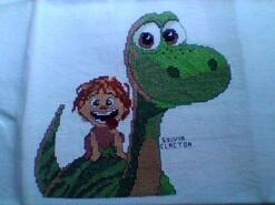 Cross stitch square for Charlie O's quilt