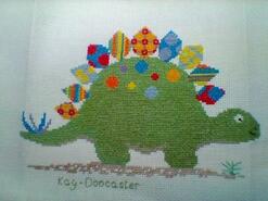 Cross stitch square for Charlie O's quilt