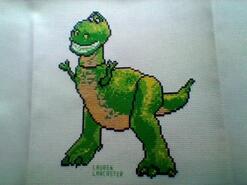 Cross stitch square for Charlie O's quilt