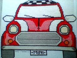 Cross stitch square for Gunabalan's quilt