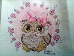 Cross stitch square for Lucia S's quilt
