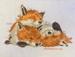 Cross stitch square for Megan E's quilt