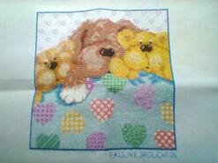 Cross stitch square for Liberty P's quilt