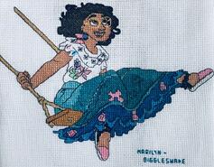 Cross stitch square for Sophie M's quilt