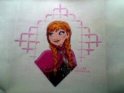 Cross stitch square for Sophie M's quilt