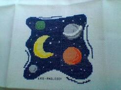 Cross stitch square for Abdurrahman S's quilt