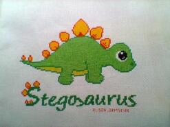 Cross stitch square for Fergus H's quilt