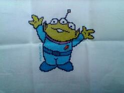 Cross stitch square for Jenson W's quilt
