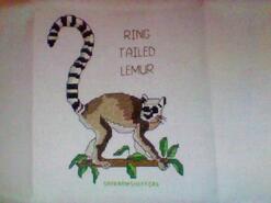 Cross stitch square for Lincoln S's quilt