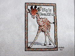 Cross stitch square for Charlie J's quilt