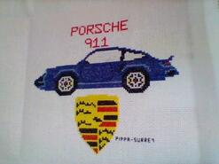 Cross stitch square for Kylian L's quilt