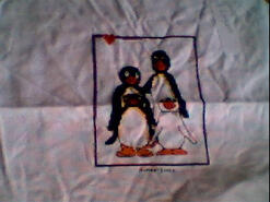 Cross stitch square for Logan M's quilt