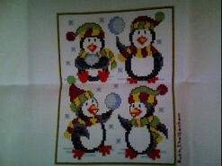 Cross stitch square for Logan M's quilt