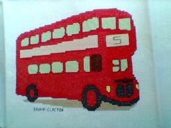 Cross stitch square for Ethan D's quilt