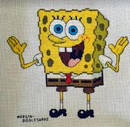 Cross stitch square for Noah G's quilt