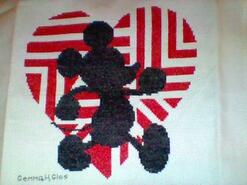 Cross stitch square for Alfie J's quilt