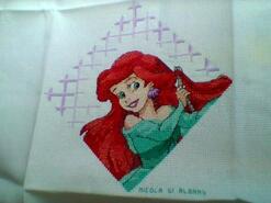 Cross stitch square for Sienna A's quilt