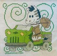 Cross stitch square for Vinny W's quilt