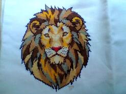 Cross stitch square for Vinny W's quilt