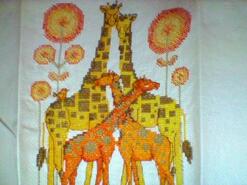 Cross stitch square for Sienna L's quilt
