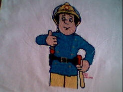 Cross stitch square for Kieran M's quilt