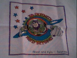 Cross stitch square for Kieran M's quilt