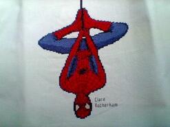 Cross stitch square for Harley S's quilt