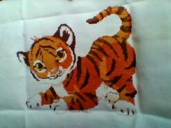 Cross stitch square for Heidi C's quilt