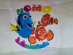 Cross stitch square for Lucan B's quilt