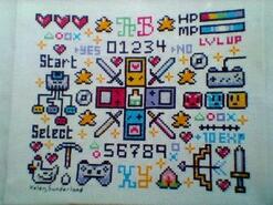 Cross stitch square for Jack S's quilt